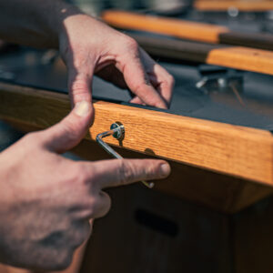 Griffset "eiche"  FLARE 80 inkl. Schrauben